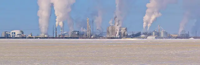 Yara Belle Plaine fertilizer plant panorama